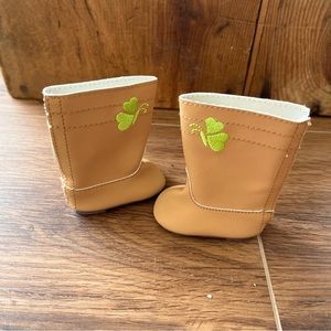 American Girl doll butterfly boots